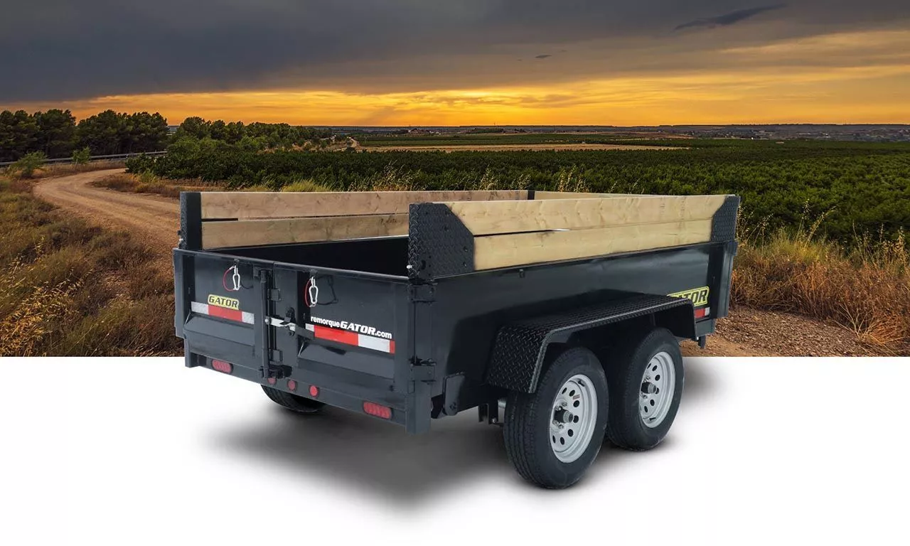 Remorque à bascule 5 x 10 - 7000 lbs