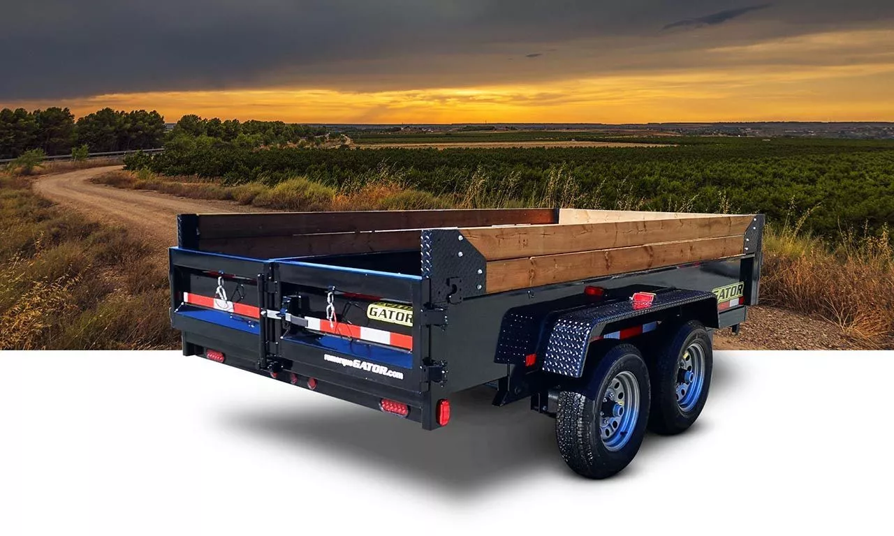 Remorque à bascule 6 x 10 - 10000lbs