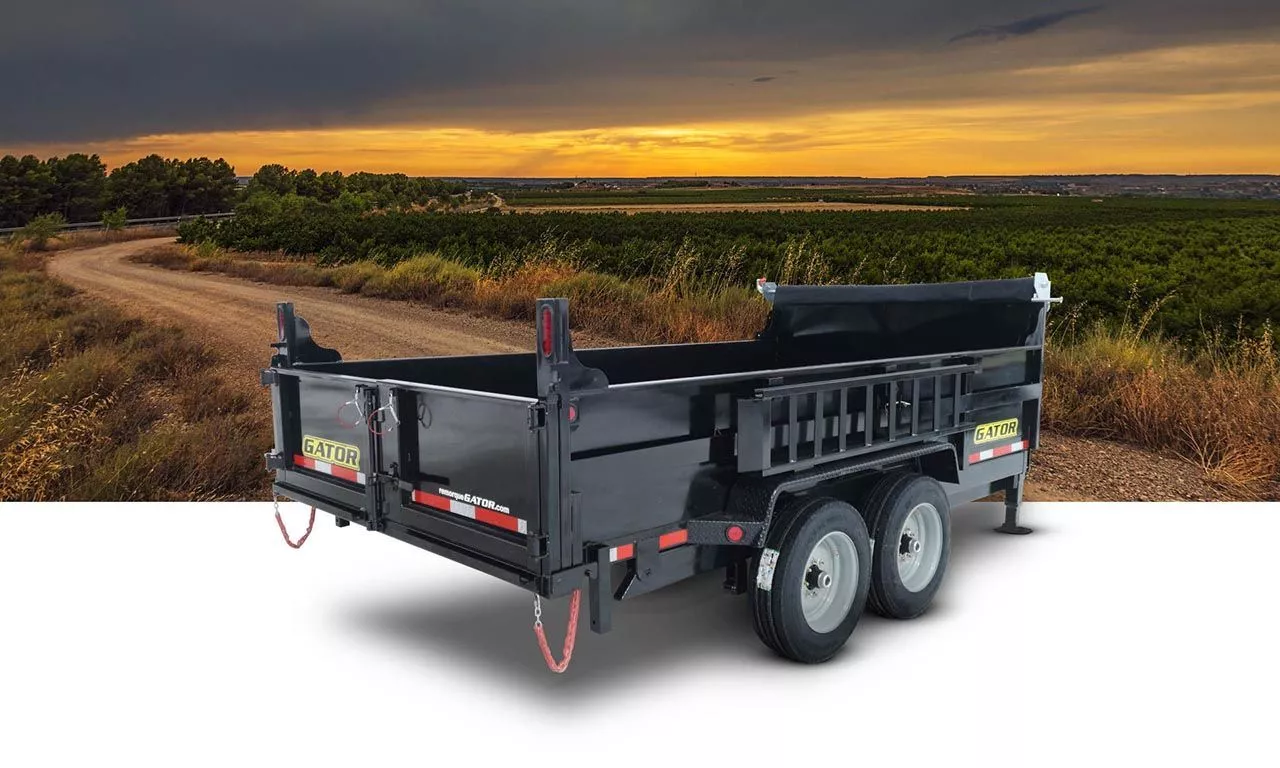 Remorque à bascule à col de cygne 83 x 14 - 14000lbs