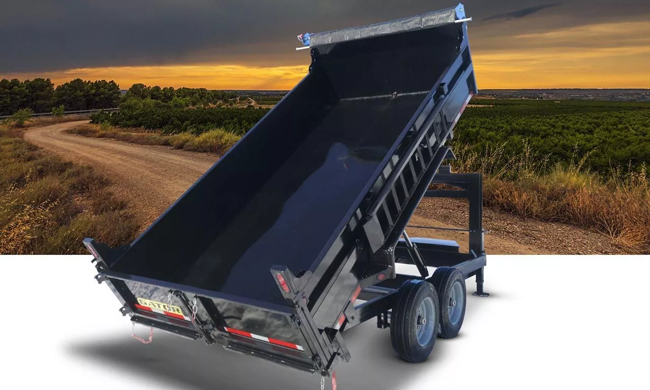 Remorque à bascule à col de cygne 83 x 12 - 14000lbs – Image 2