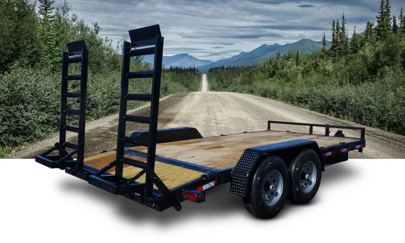 Remorque Plateforme 83 x 16 (14+2) - 14000lbs - QS – Image 2