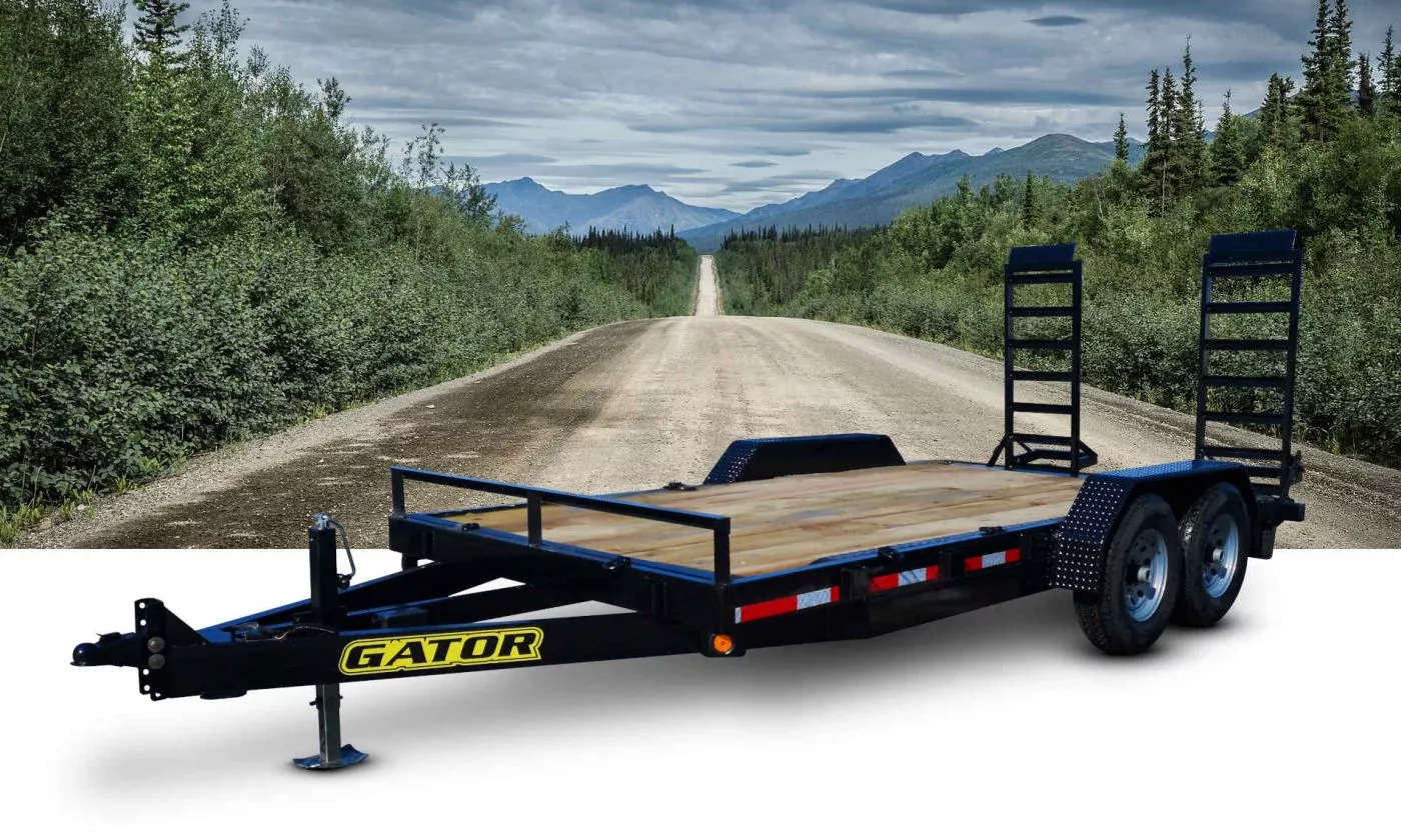 Remorque Plateforme 83 x 16 (14+2) - 14000lbs - QS