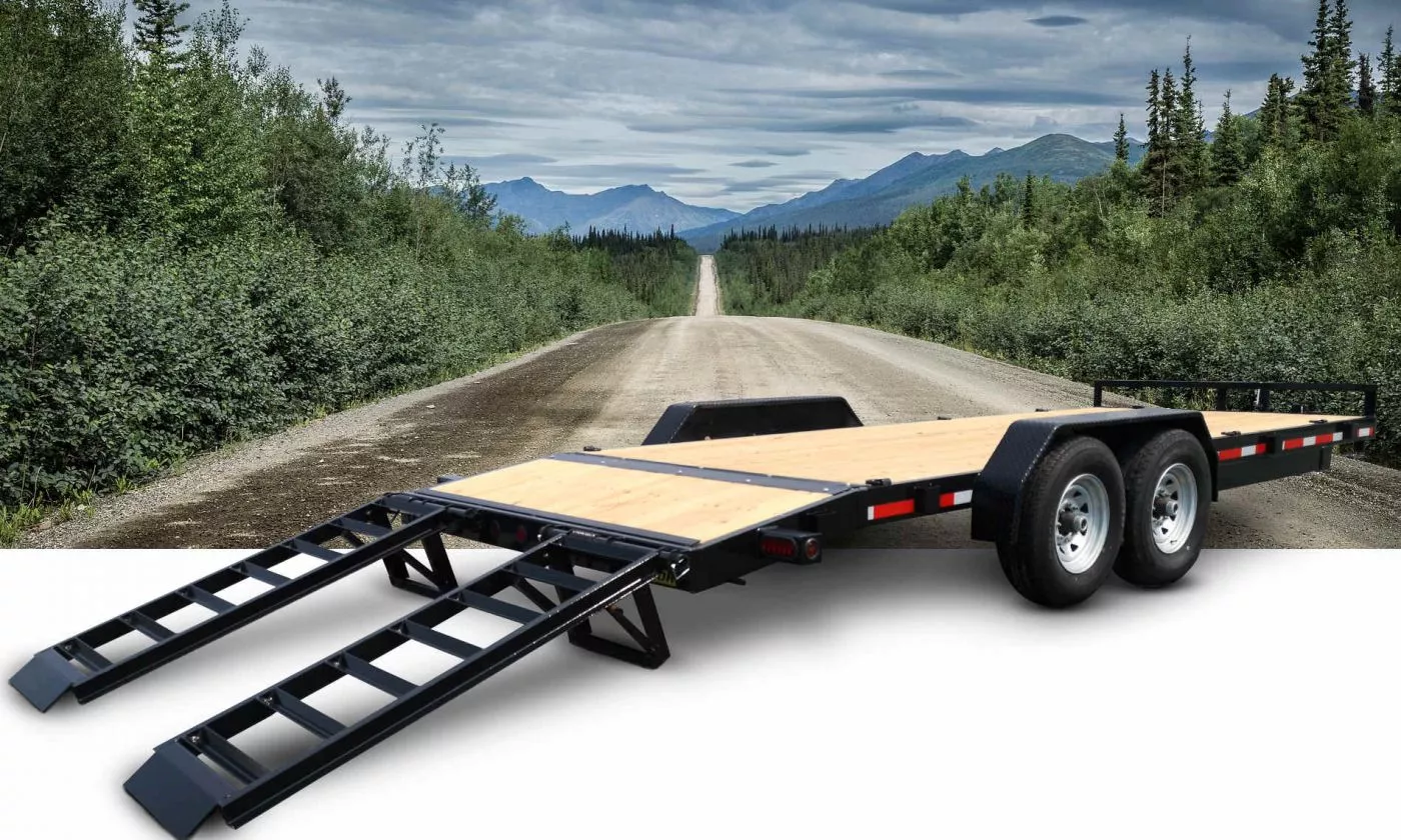 Remorque Plateforme 83 x 20 (18+2) - 14000lbs - QS – Image 2