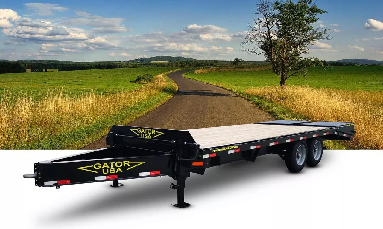 Remorque Pintle Fardier Elite 102 x 21 (16+5) - 16000lbs