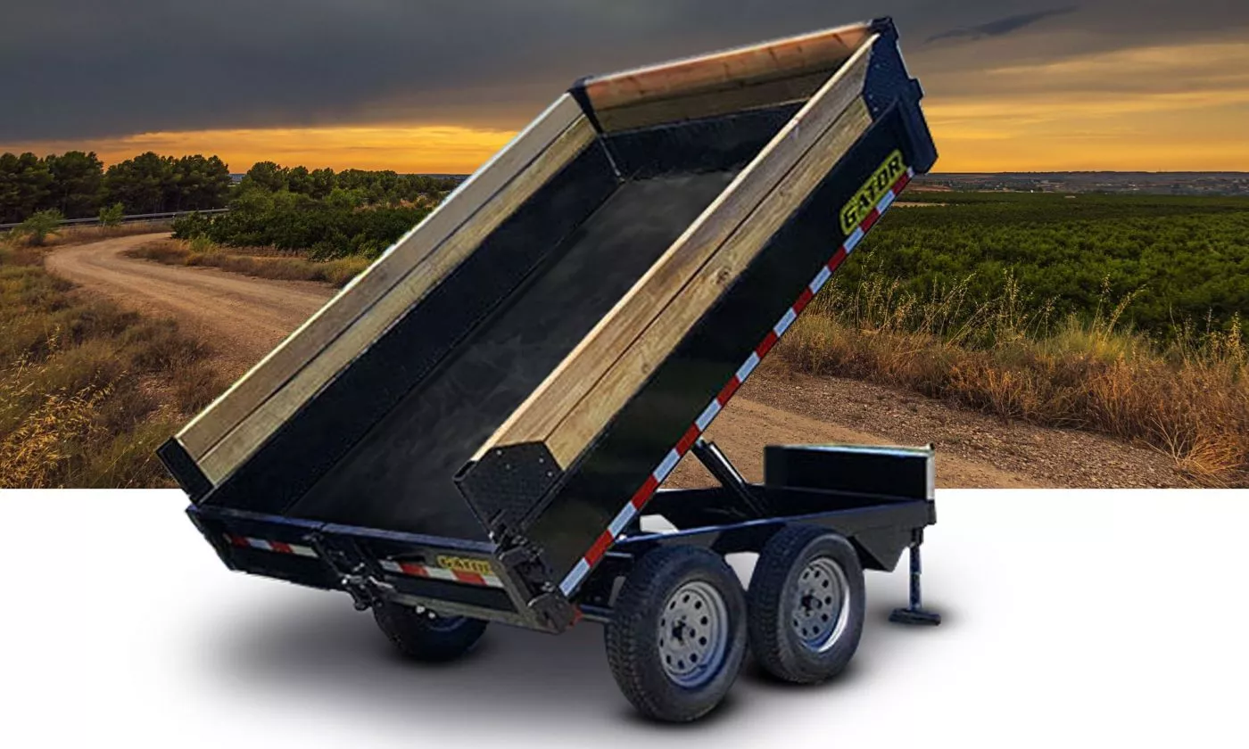 Remorque à bascule Deck Over 6 x 10 - 7000lbs – Image 2