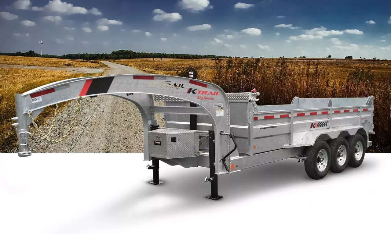 Remorque Dompeur Galvanisée 82 x 16 - 21000lbs