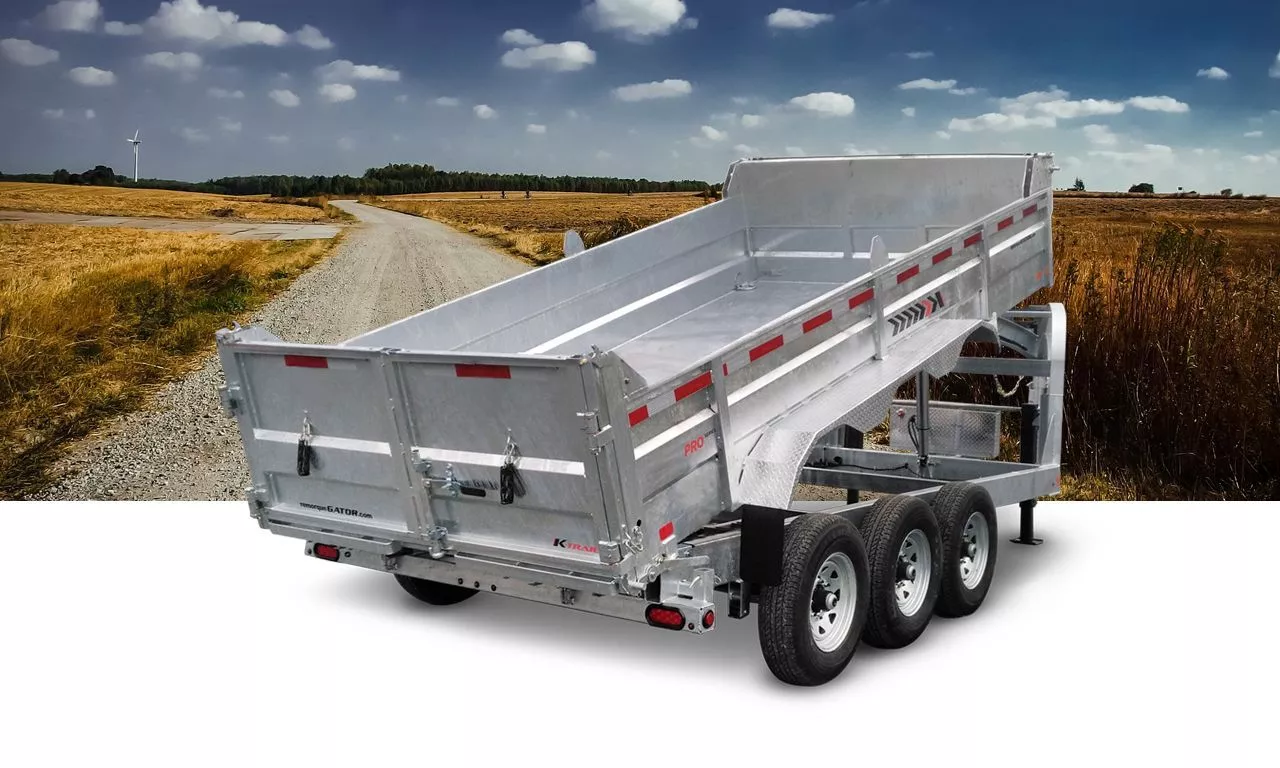 Remorque Dompeur Galvanisée 82 x 16 - 21000lbs – Image 2