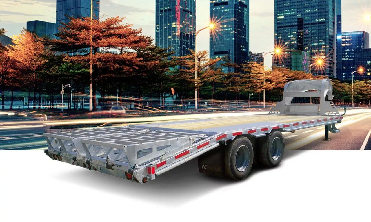 Remorque à col de cygne Galvanisée 102 x 30 (25+5) - 30000lbs - KT – Image 2