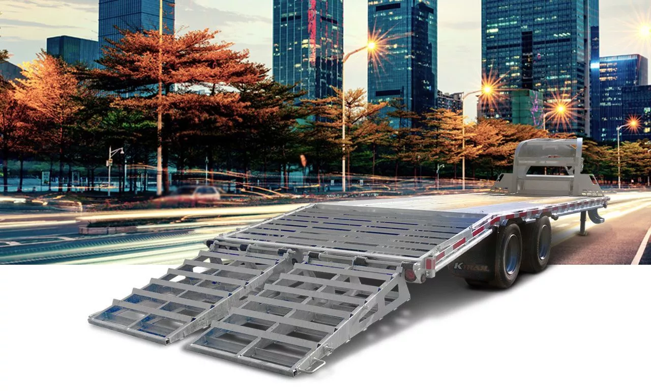 Remorque à col de cygne Galvanisée 102 x 30 (25+5) - 30000lbs - KT – Image 3