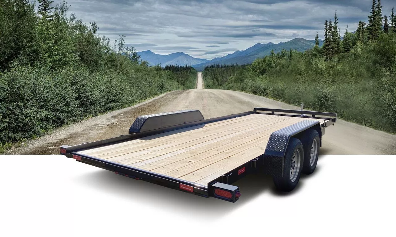 Remorque Plateforme 82 x 20 - 7000lbs – Image 2