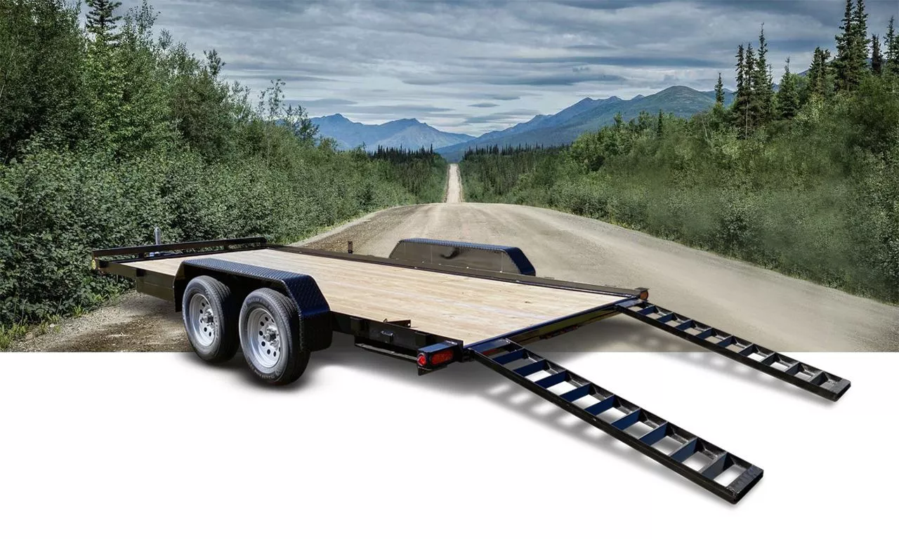 Remorque Plateforme 82 x 20 - 7000lbs – Image 3