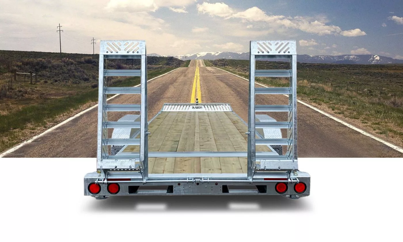 Remorque Plateforme Galvanisée 81 x 16 (14+2) - 14000lbs - MX – Image 2