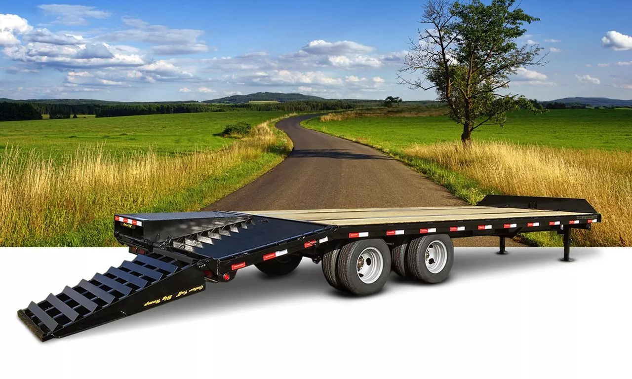 Remorque Pintle Fardier Work 102 x 25 (20+5) - 22000lbs – Image 2