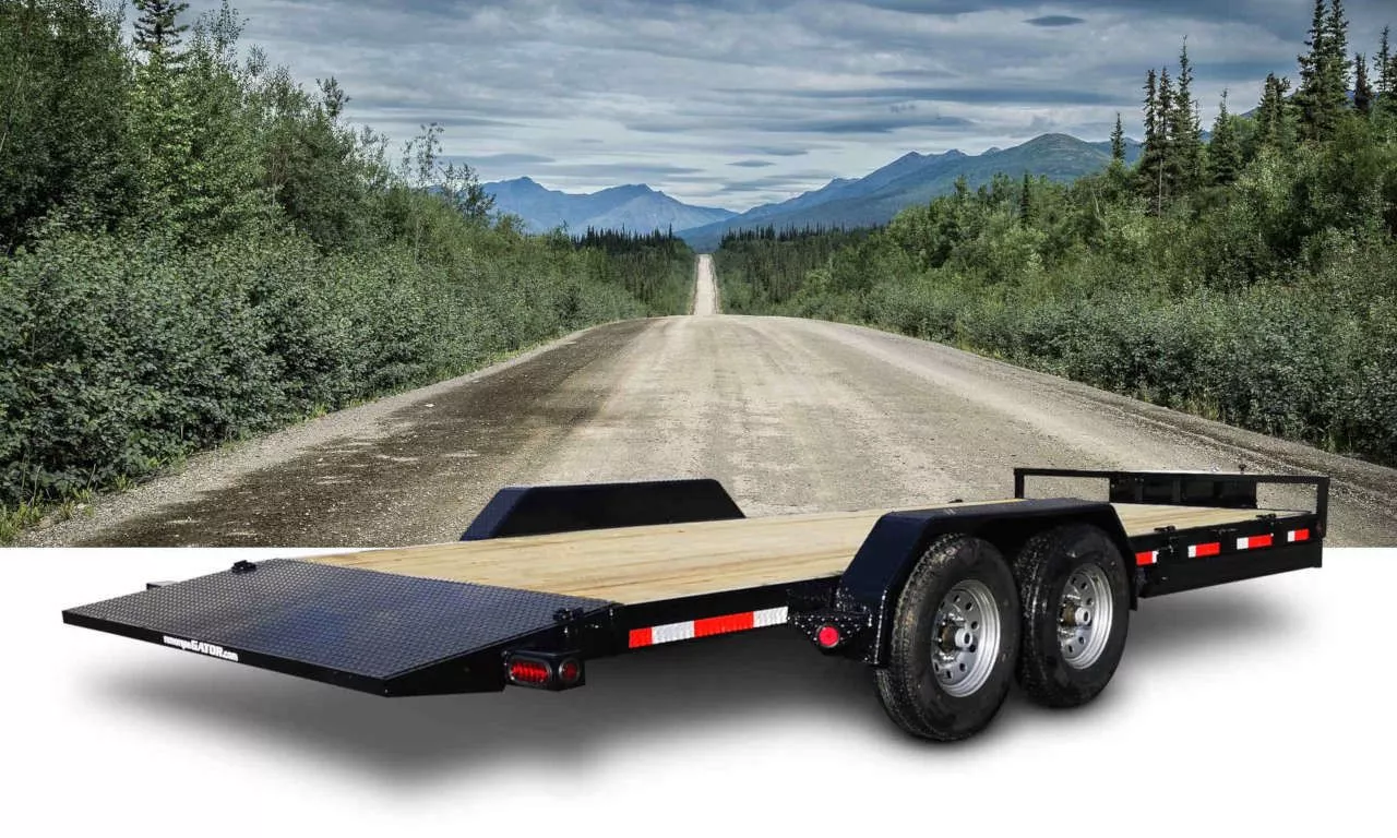 Remorque Tilt 83 x 18 (16+2) - 10000lbs – Image 2