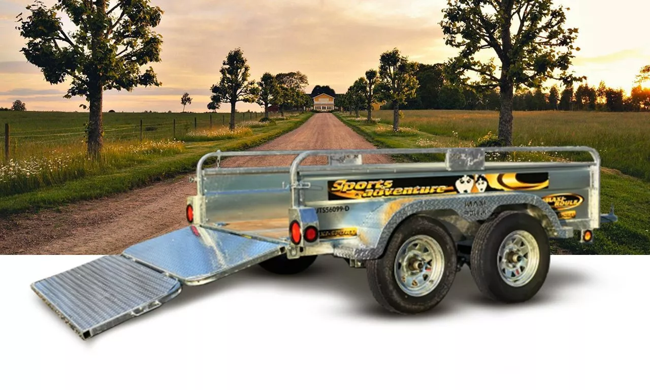 Remorque Utilitaire Galvanisée 56 x 99 ta - rp - MX – Image 3