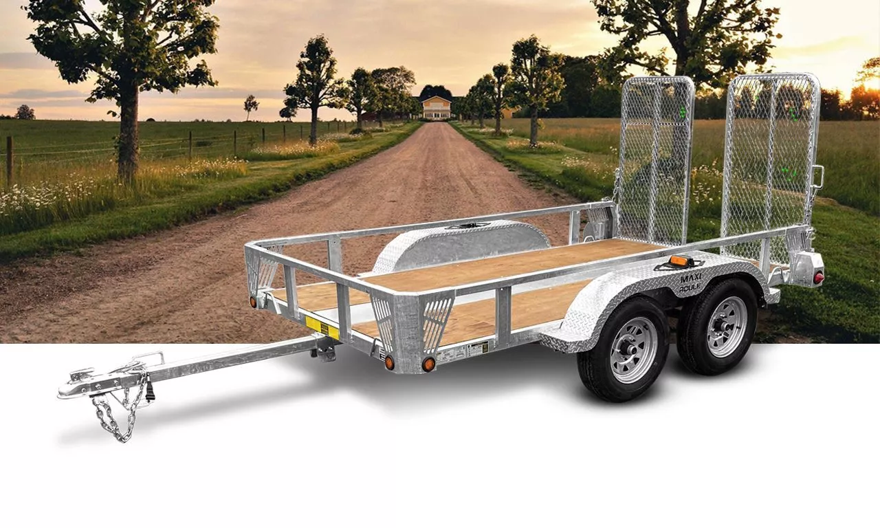 Remorque Utilitaire Galvanisée 66 x 123 ta - VTT - MX