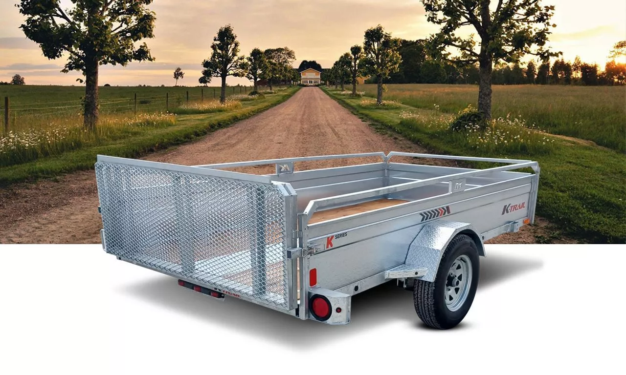 Remorque Utilitaire Galvanisée 66 x 123 sa rp – Image 2