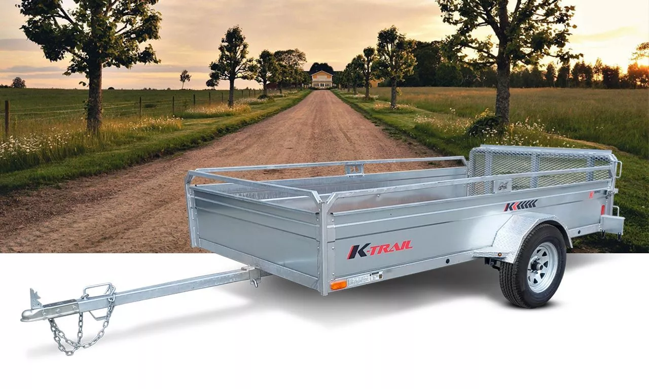 Remorque Utilitaire Galvanisée 66 x 123 sa rp