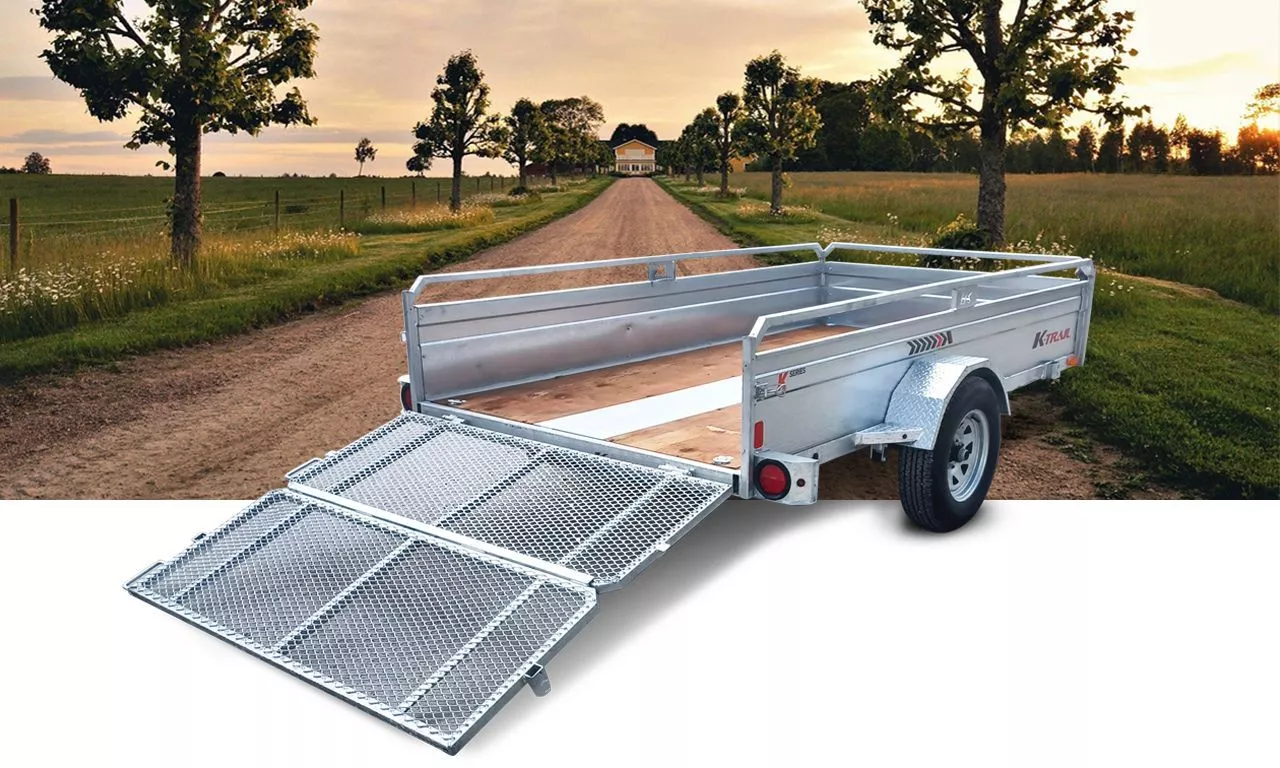 Remorque Utilitaire Galvanisée 66 x 123 sa rp – Image 3