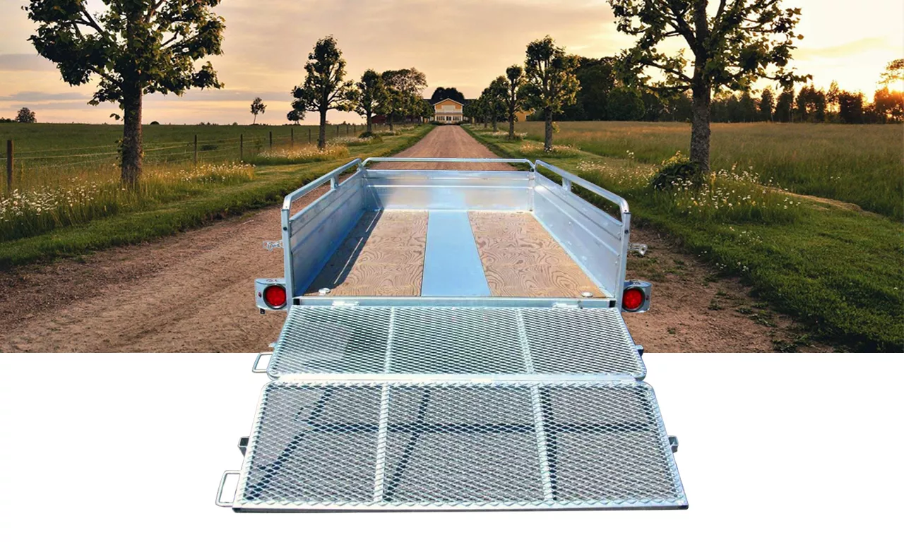 Remorque Utilitaire Galvanisée 66 x 123 sa rp – Image 4