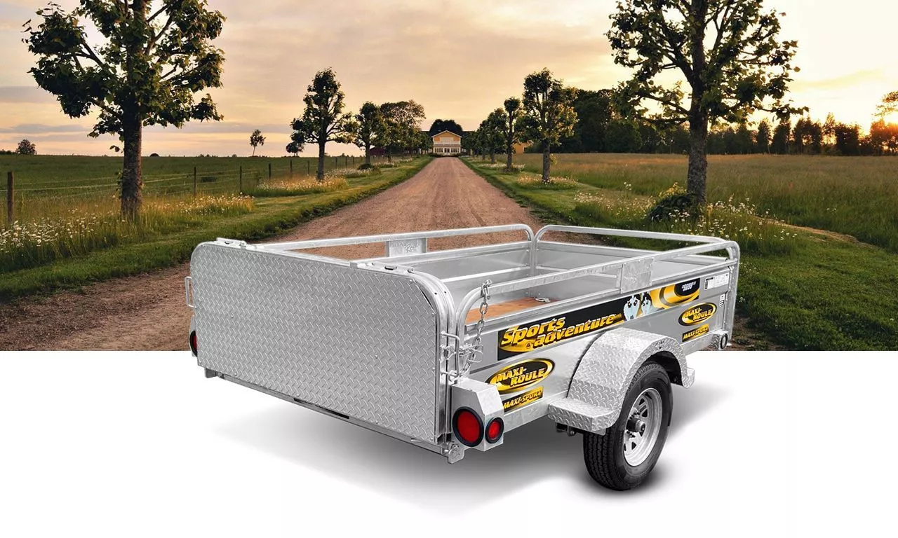 Remorque Utilitaire Galvanisée 66 x 123 sa - TGS - MX – Image 2