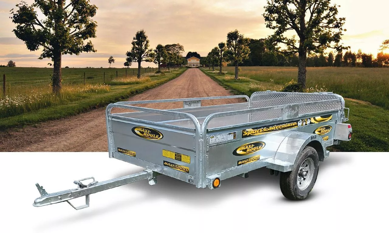 Remorque Utilitaire Galvanisée 66 x 123 sa - TGS - MX