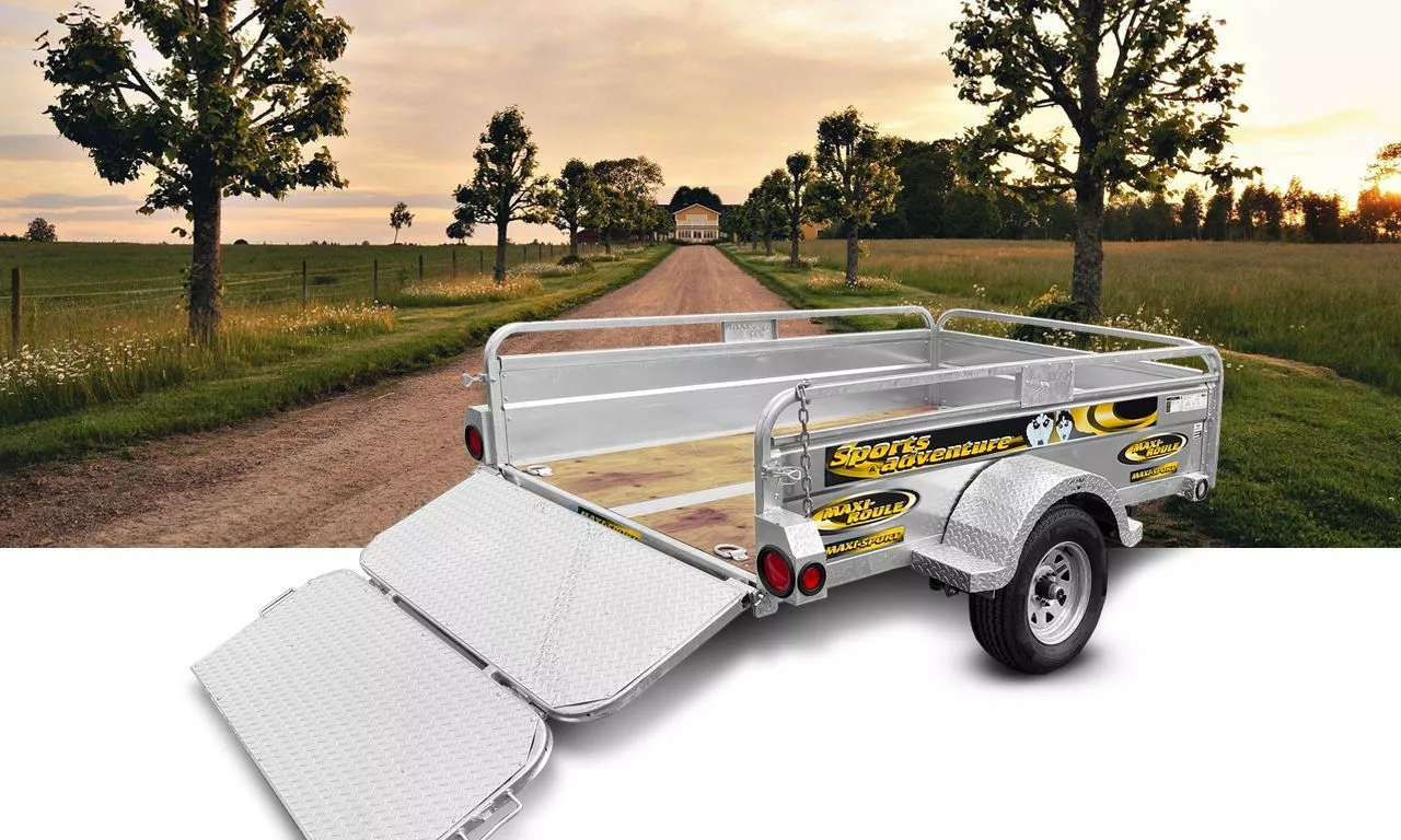 Remorque Utilitaire Galvanisée 66 x 123 sa - TGS - MX – Image 3