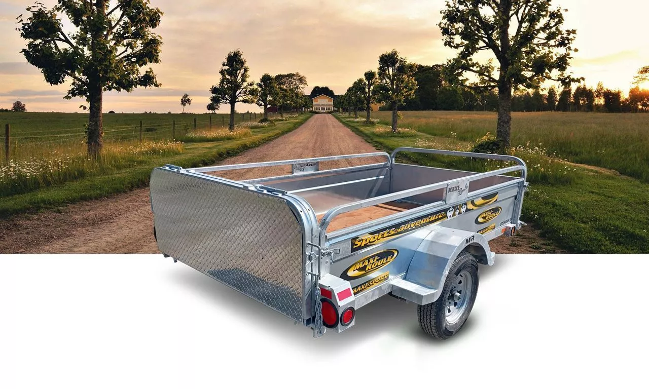 Remorque Utilitaire Galvanisée 66 x 123 sa - TGSR - MX – Image 2
