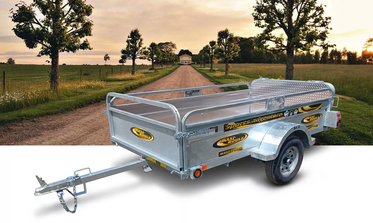 Remorque Utilitaire Galvanisée 66 x 123 sa - TGSR - MX