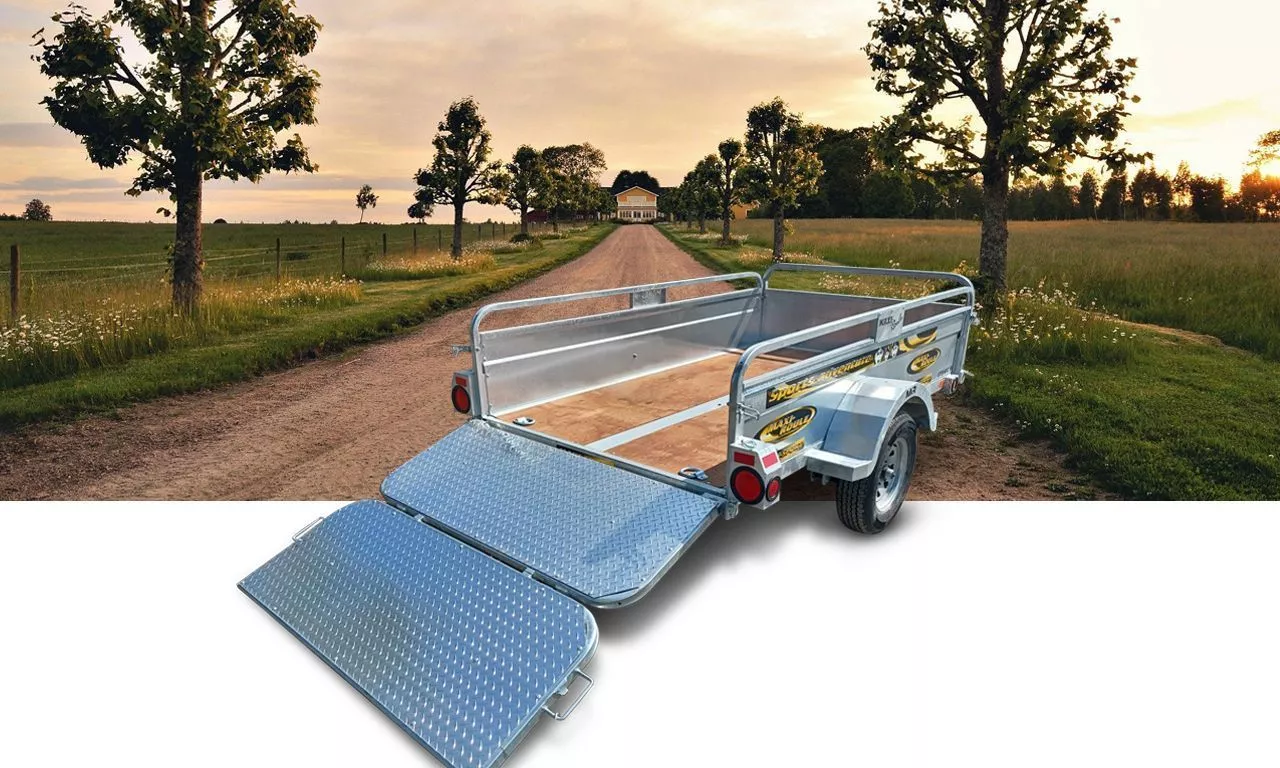 Remorque Utilitaire Galvanisée 66 x 123 sa - TGSR - MX – Image 3